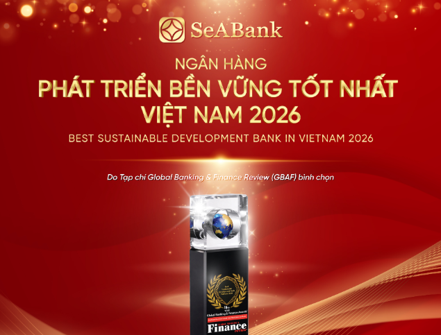 SeABank được vinh danh ở hai lĩnh vực cộng đồng và phát triển bền vững